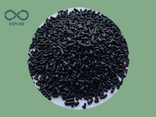 प्राकृतिक गैस और जैव गैस शुद्धिकरण के लिए 700mg/g 4mm सक्रिय कार्बन गोली